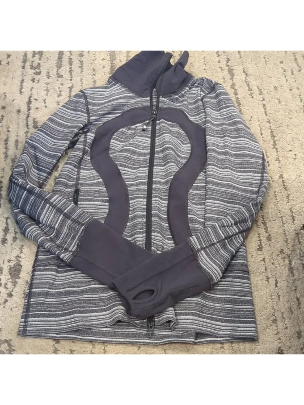 Lululemon In Stride Jacket Strata Stripe EUC